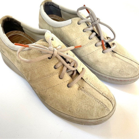 Dansko Cream Lace Up Sneakers - Picture 2 of 8